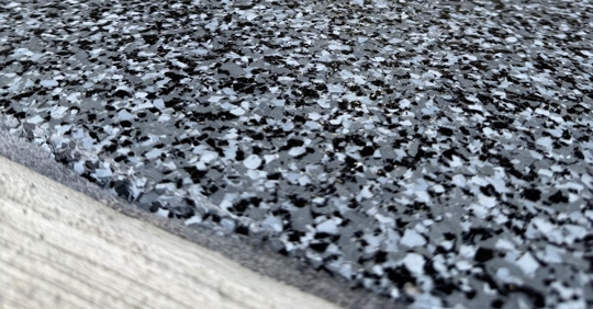 Flake Polyaspartic Flooring