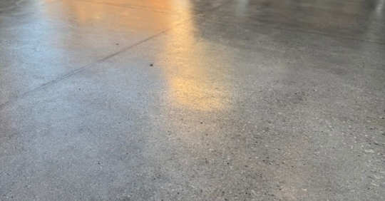 polished concrete floor